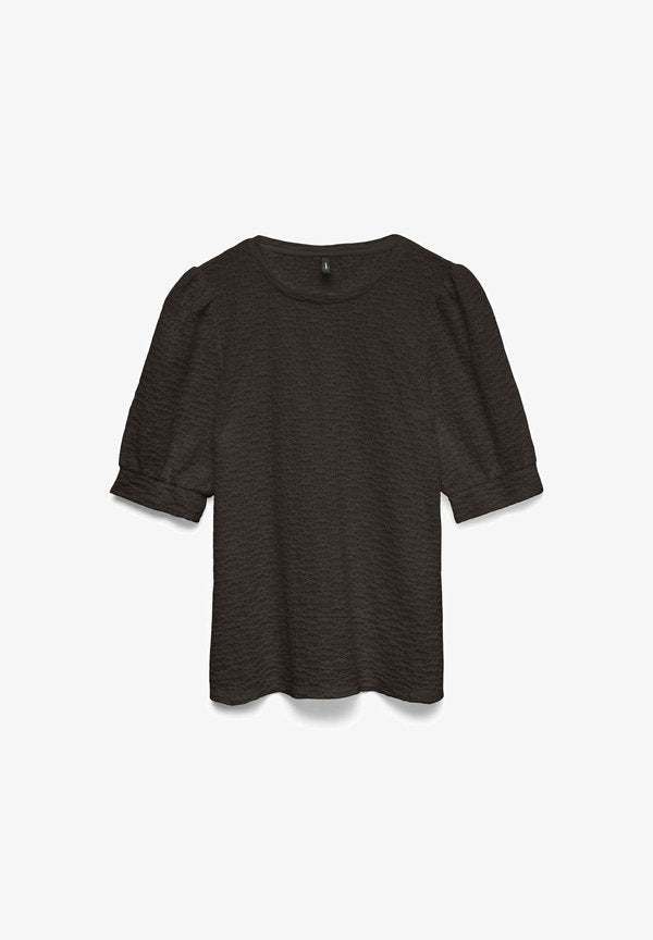 Vero Moda VMFLOWER - Top - chocolate torte