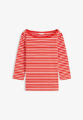 Tommy Hilfiger CODY - Long sleeved top - breton fire red/ecru