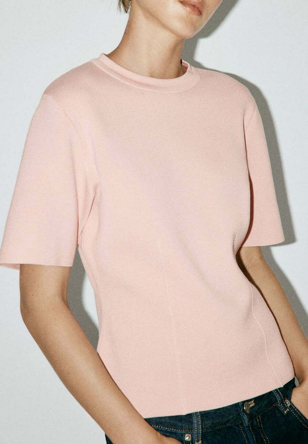 Mango ADULT - Basic T-shirt - pink