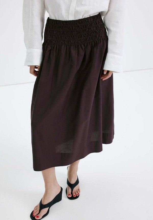 Mango ADULT - A-line skirt - dark brown
