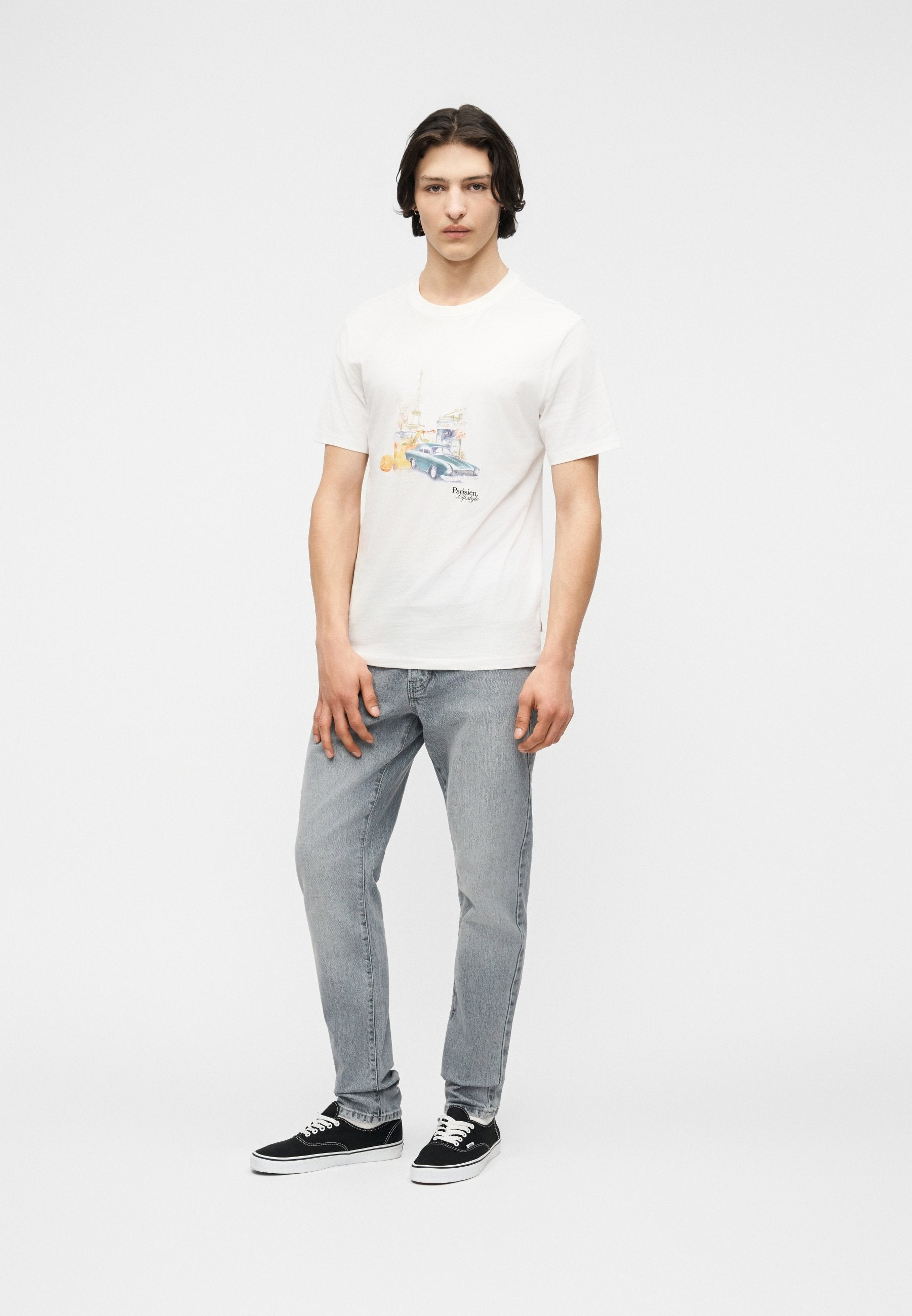 Relaxed fit ONSYOKE Mid rise Tapered Media 2