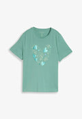 TOM TAILOR T-SHIRT BASIC CREW NECK PRINT - Print T-shirt - bleeched green