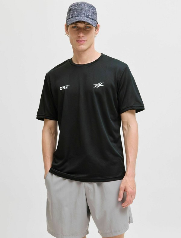 Jack & Jones Backprintet - Print T-shirt - black