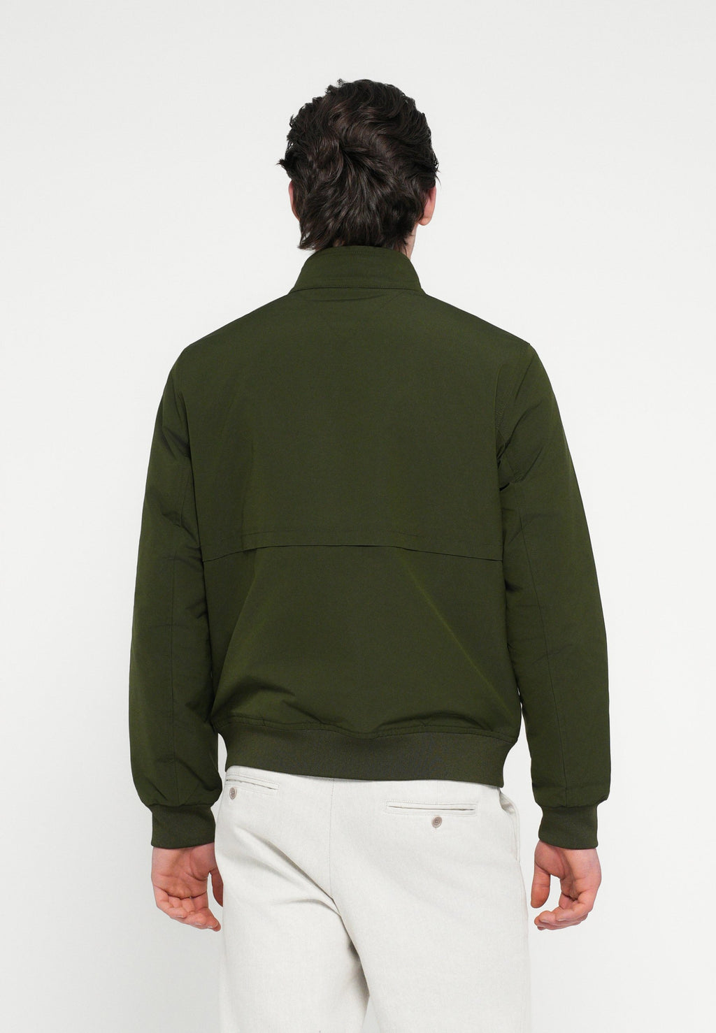 STAND-UP COLLAR RELAXED HARRINGTON JACKET Media 4