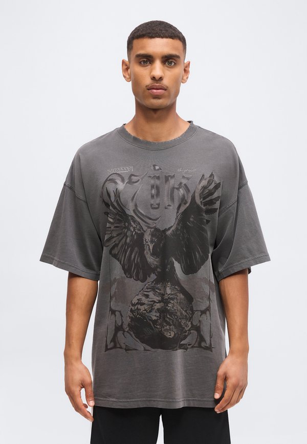 Nike Performance TEE SUMMIT CROW - Print T-shirt - black