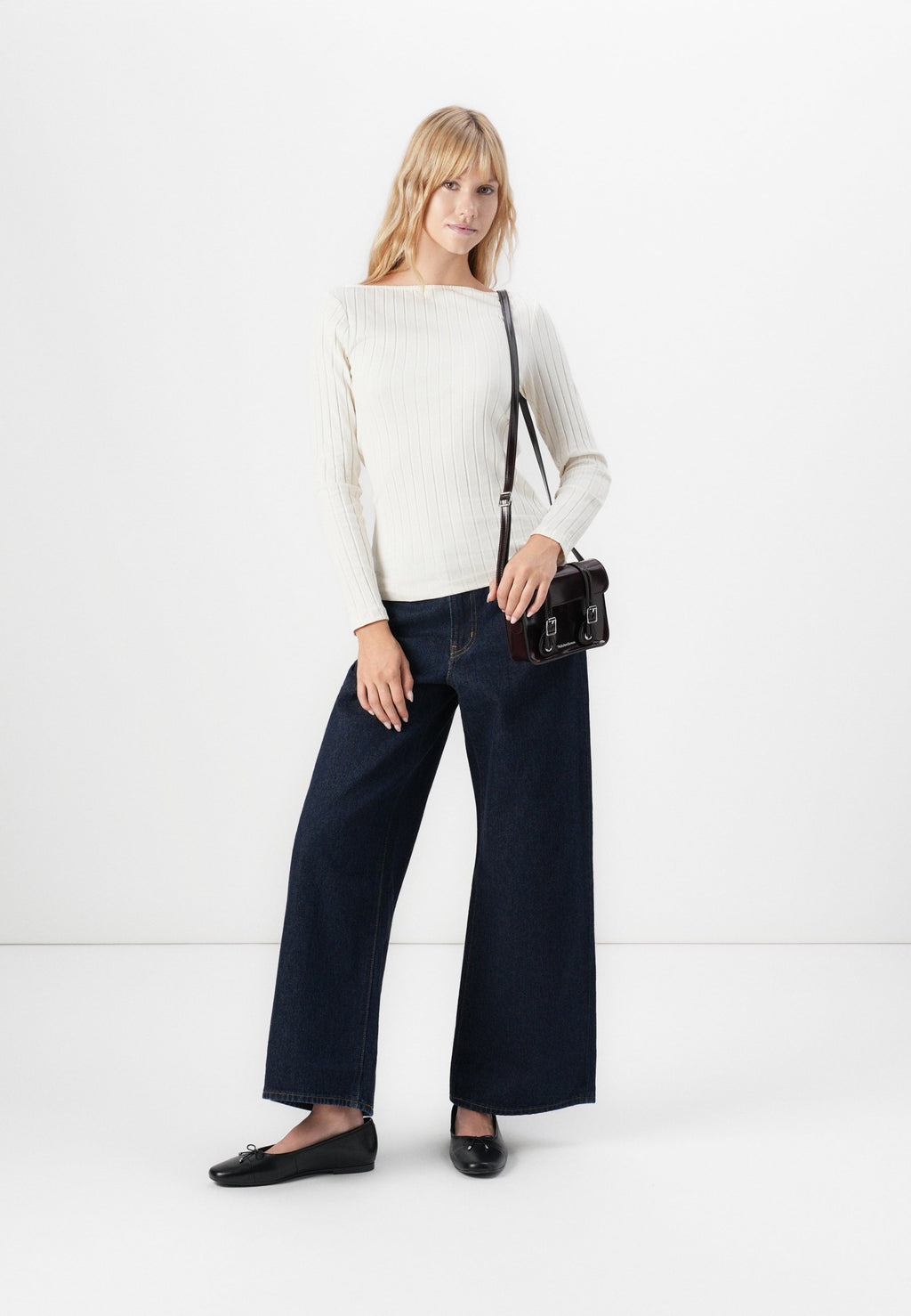 Selected SLFSIGNE BOAT NECK