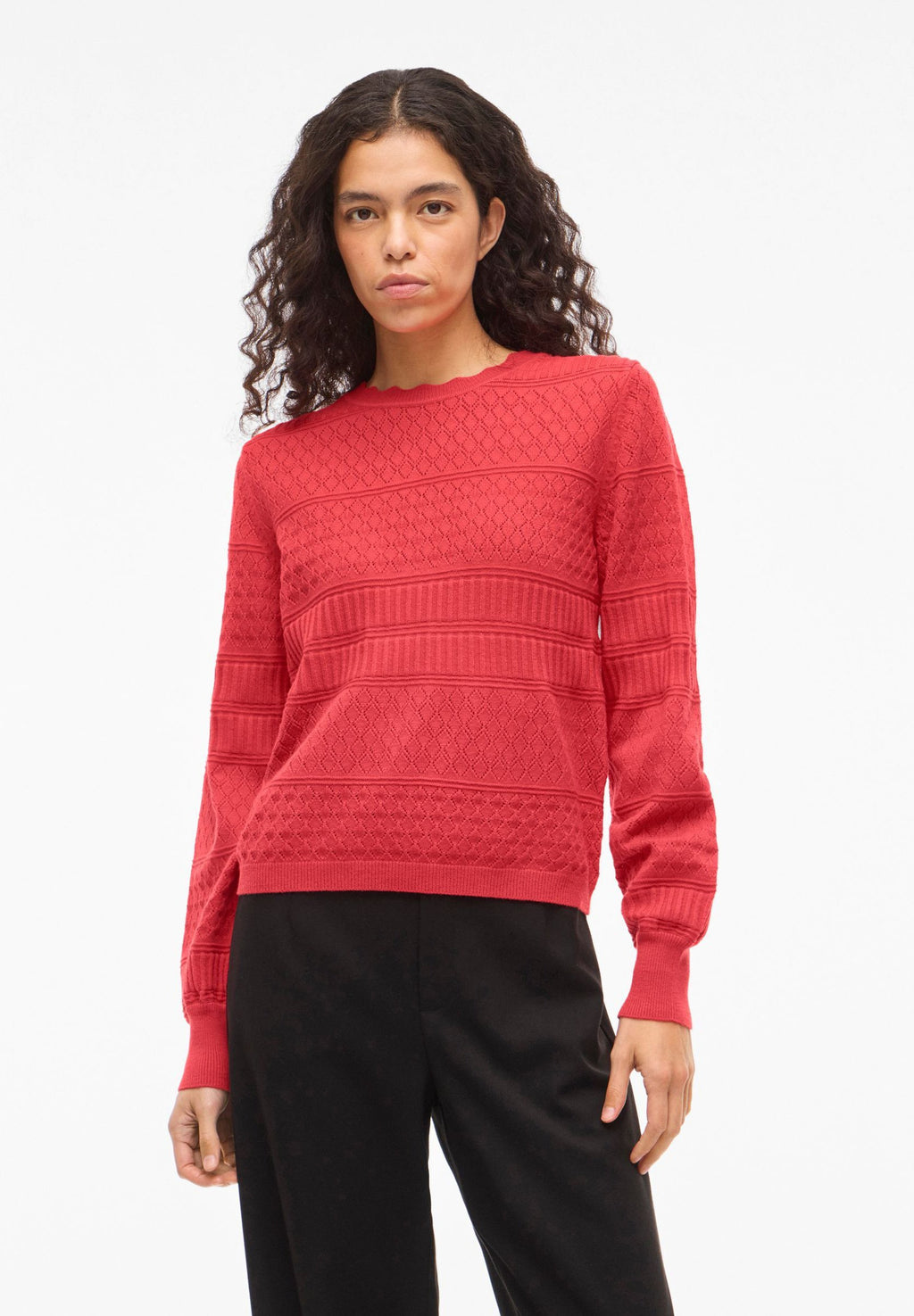 VILA Knitted VIMILOS Pointelle