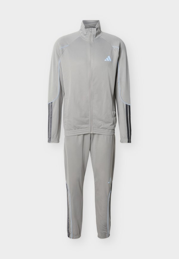 adidas Sportswear STADIUM 3 STRIPES TRACKSUIT - Tracksuit - solid grey/grey six
