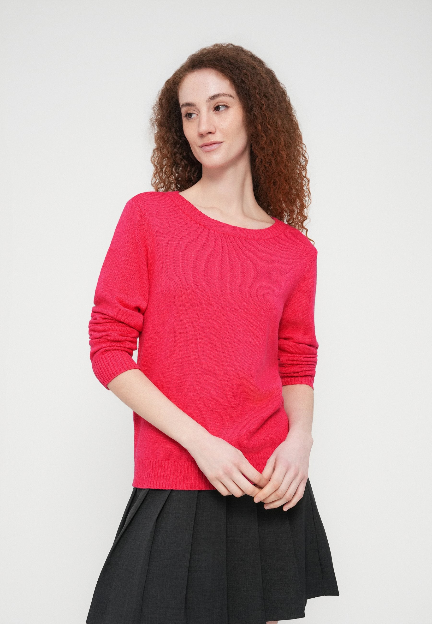 VILA VIRIL O-NECK L/S KNIT TOP - NOOS