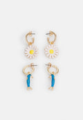 Fire & Glory DOSO HOOP EARRINGS 2 PACK