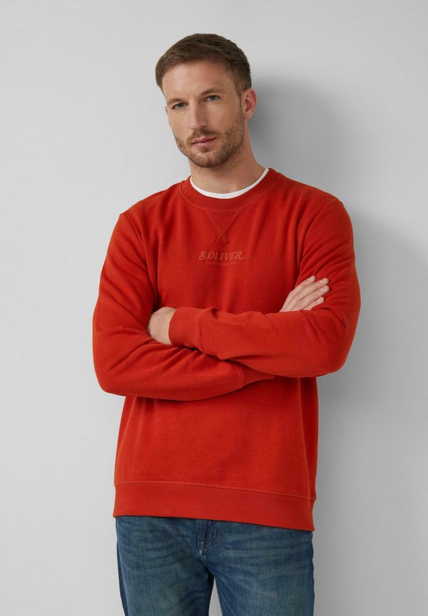 s.Oliver Sweatshirt - mohnrot