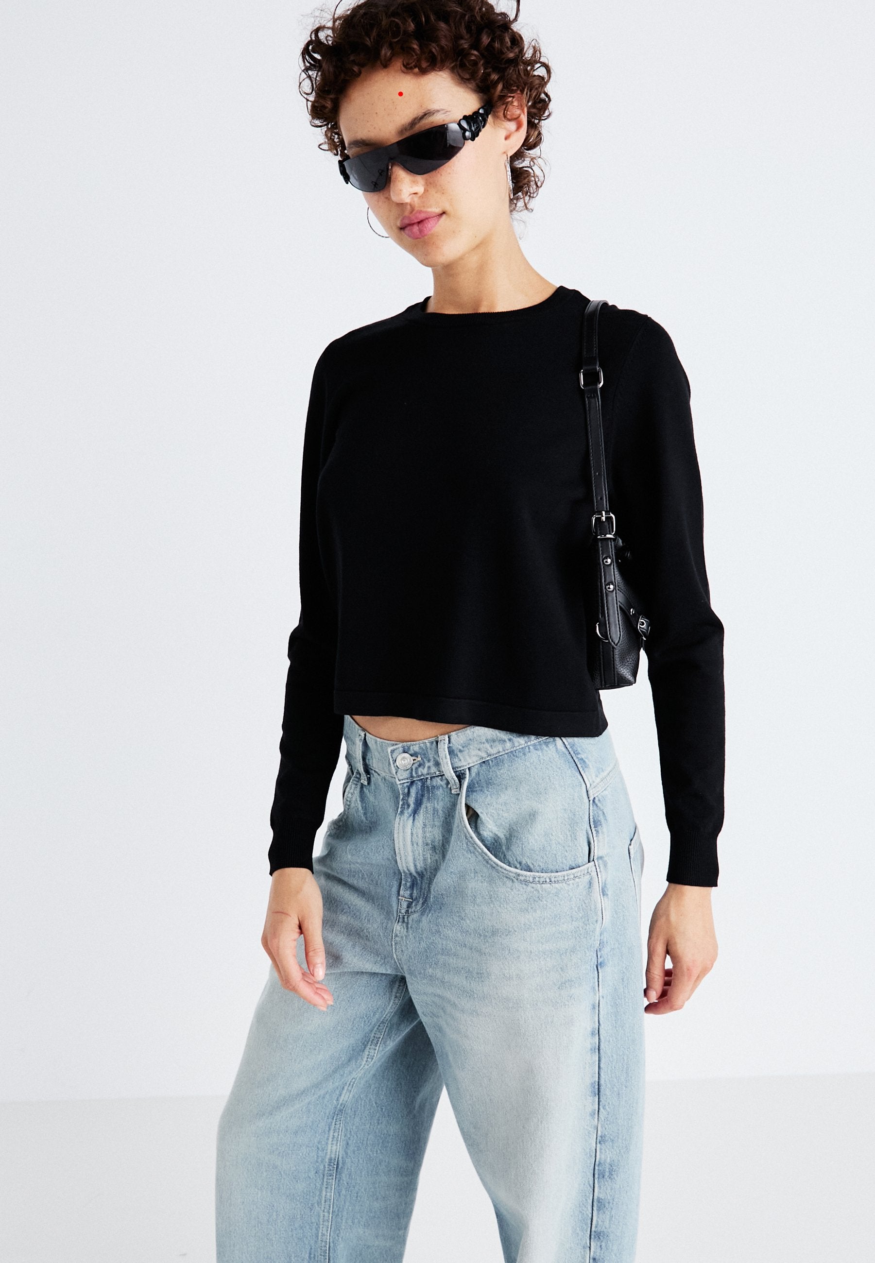 Vero Moda VMSILJE LS V-NECK PULLOVER GA NOOS