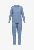 TOM TAILOR SET - Pyjama set - blau mittel punkte