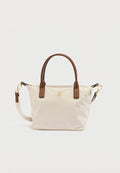 Tommy Hilfiger POPETTE MINI TOTE - Handbag - soft cream