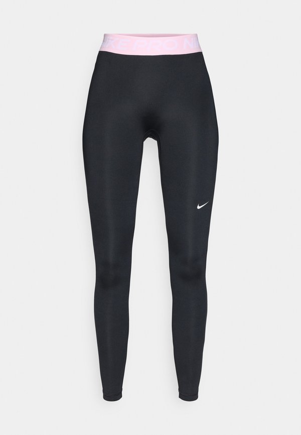 Nike Performance W NP DF 365 MR TIGHT USM - Leggings - black/pink foam/white