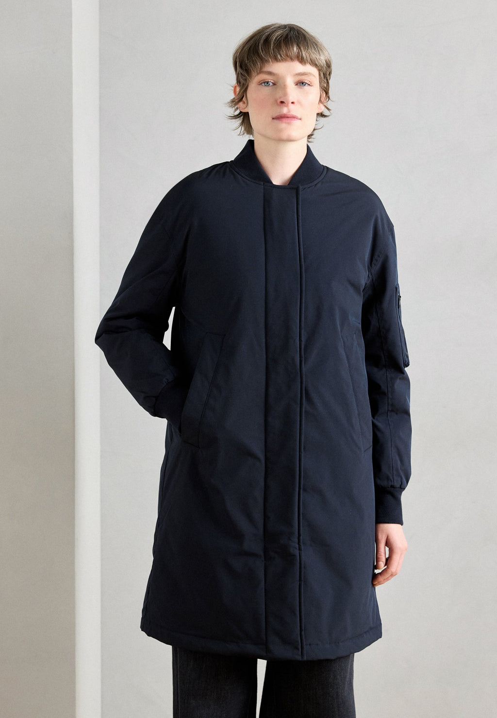 Marc O'Polo COAT LIGHT PADDED DETAILS WELTS