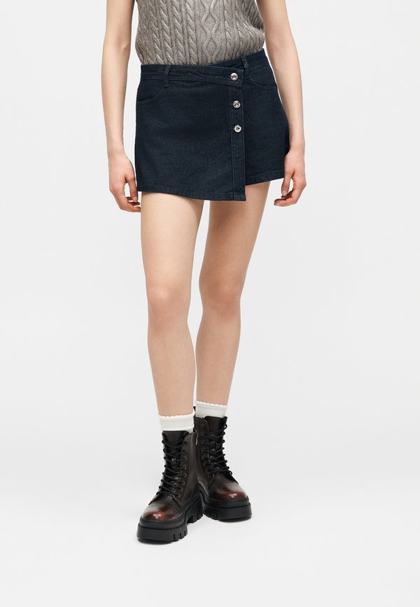 ONLY ONLLESLY Mini - Skort - dark blue denim