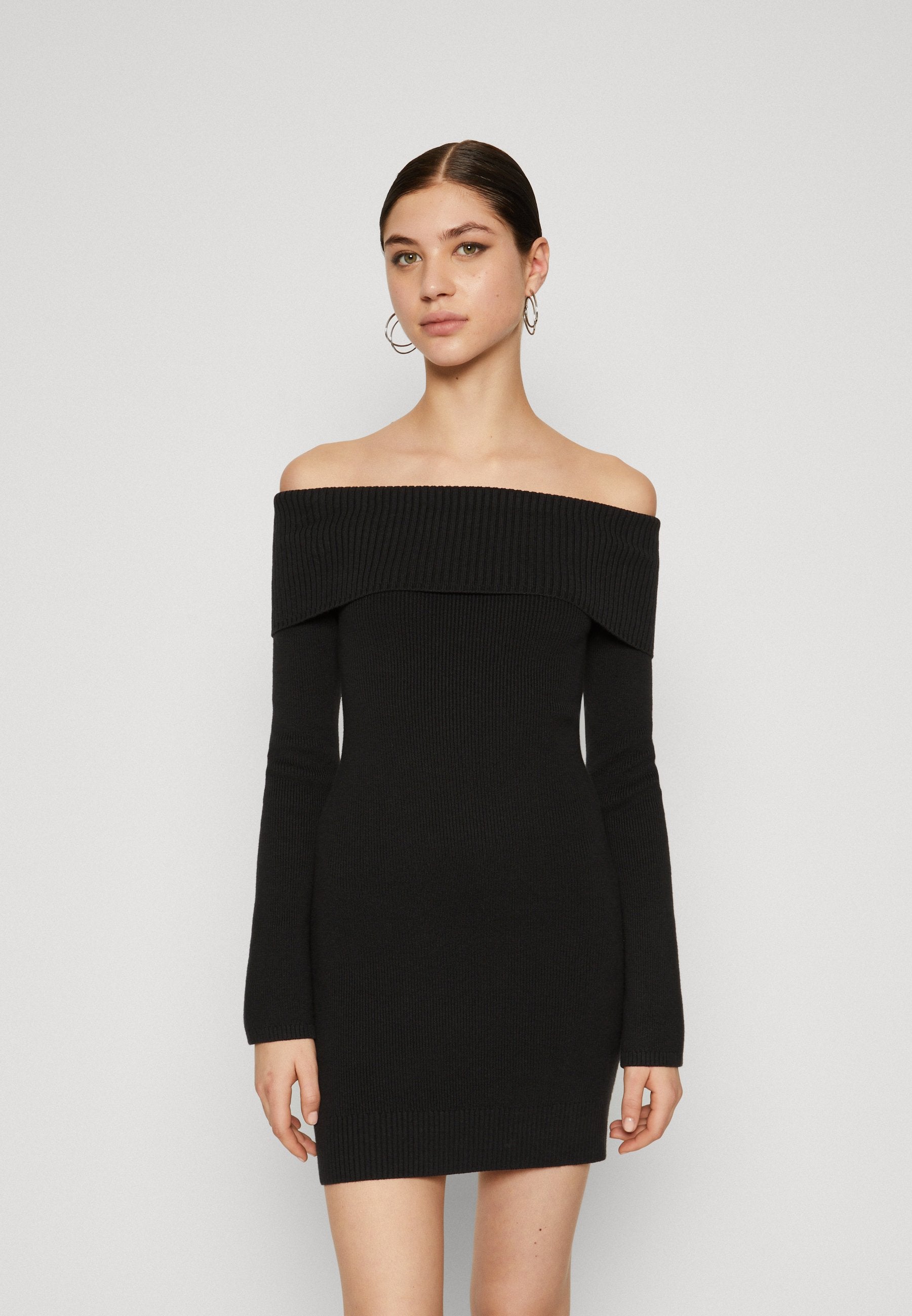 Hollister Co. OFF THE SHOULDER SWEATER DRESS