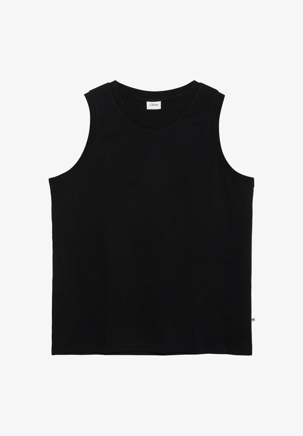 s.Oliver T-SHIRT - Top - schwarz