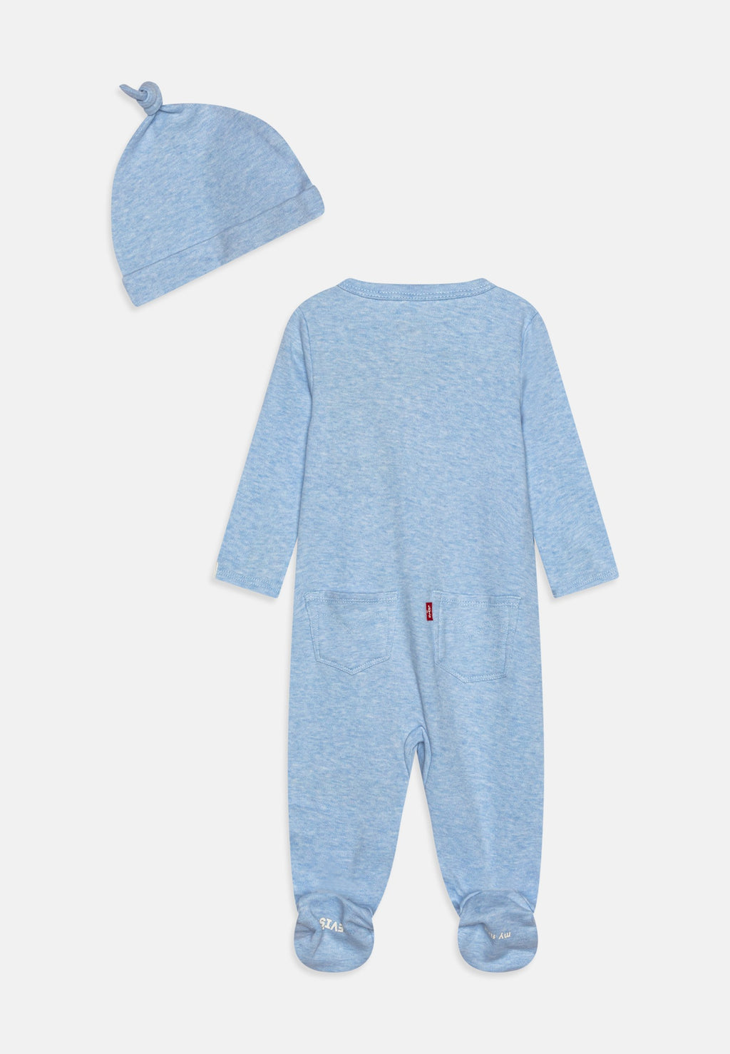 Levi's® FOOTED COVERALL HAT SET
