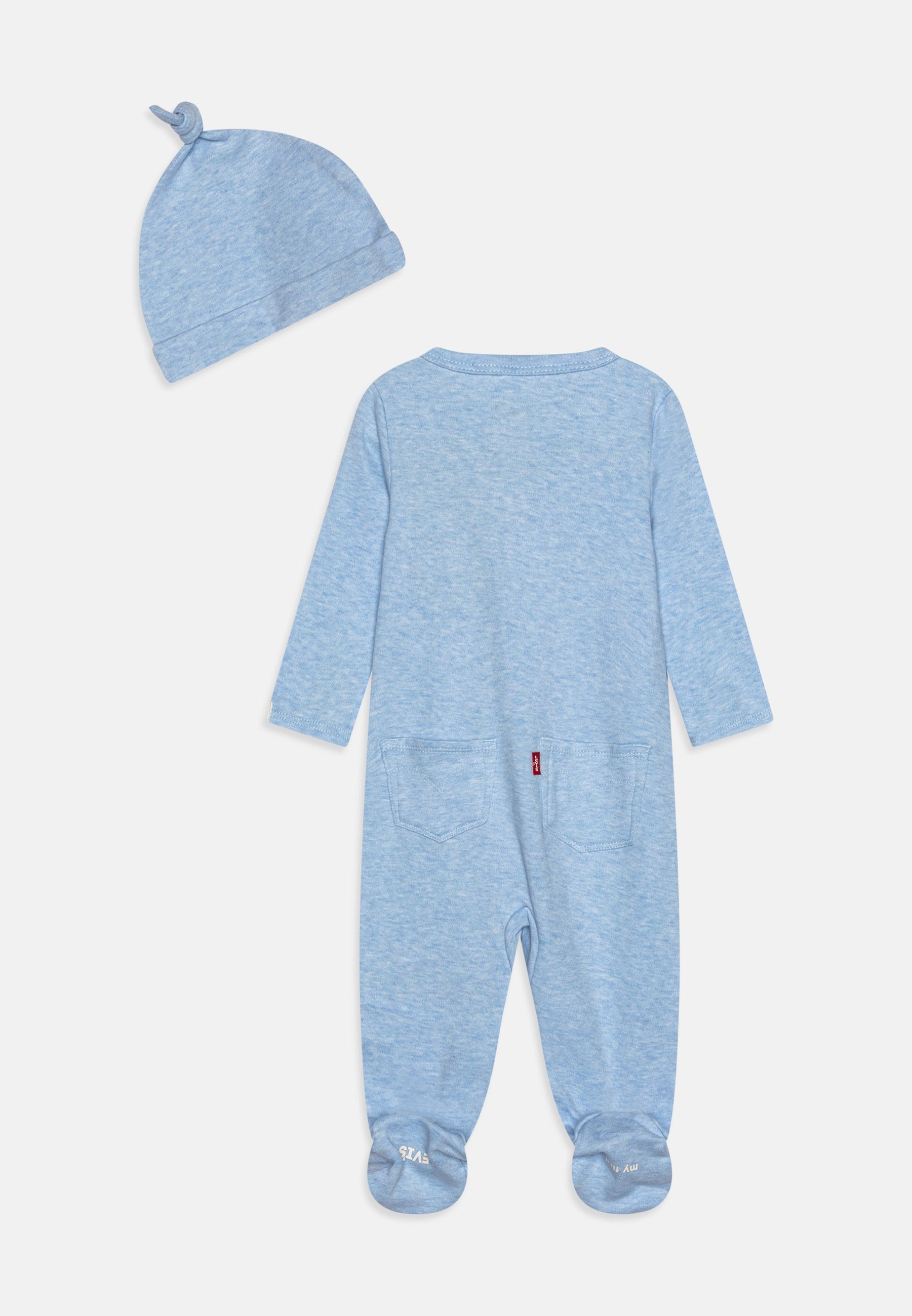 Levi's® FOOTED COVERALL HAT SET