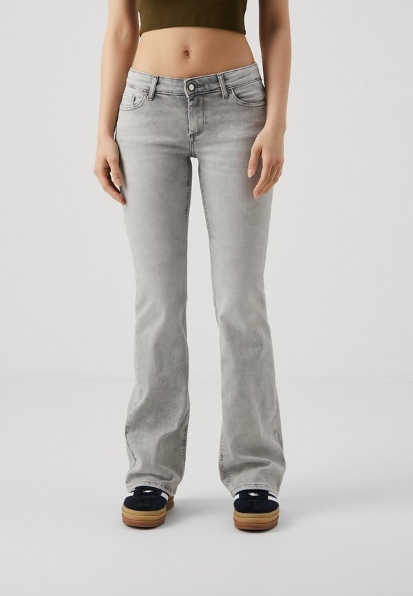 ONLY ONLBLUSH FLARED  - Bootcut jeans - light grey denim