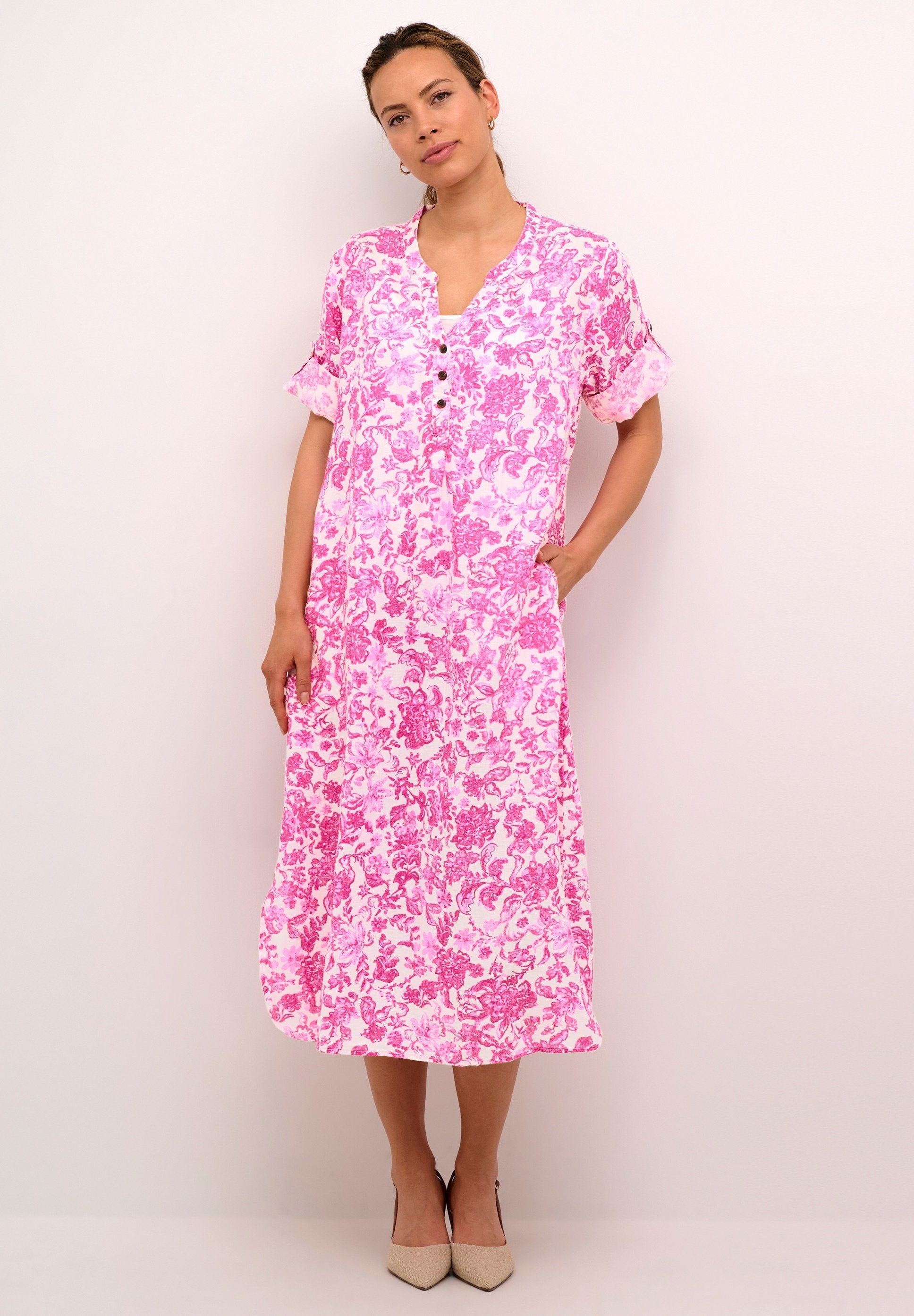 Cream CRBELLIS CAFTAN