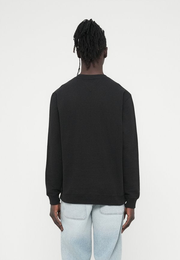 Tommy Jeans LOGO SUEDED TERRY CREW NECK SWEATSHIRT