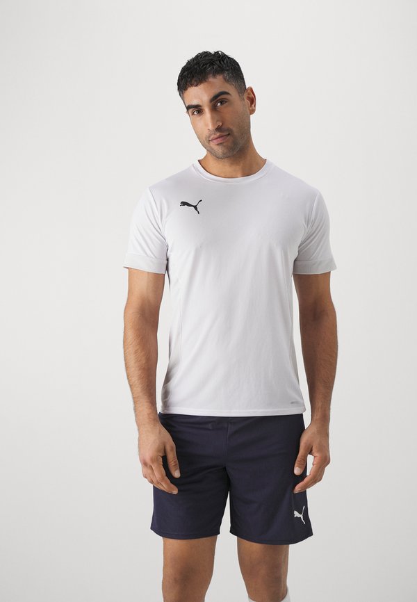 Puma TEAMGOAL MATCHDAY - Sports T-shirt - white/black/feather gray