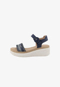 TOM TAILOR Wedge sandals - denim