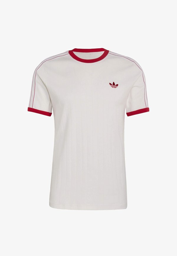 adidas Originals ADIDAS ORIGINALS DROP NEEDLE 3-STRIPES TEE - Print T-shirt - cloud white