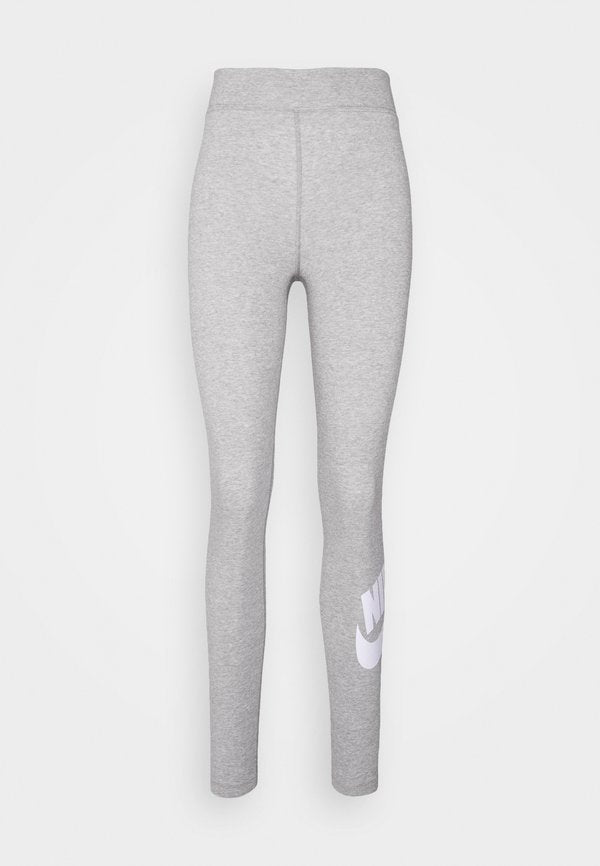 Nike Sportswear W NSW ESSNTL LGGNG FUTURA HW - Leggings - Trousers - dk grey heather/white
