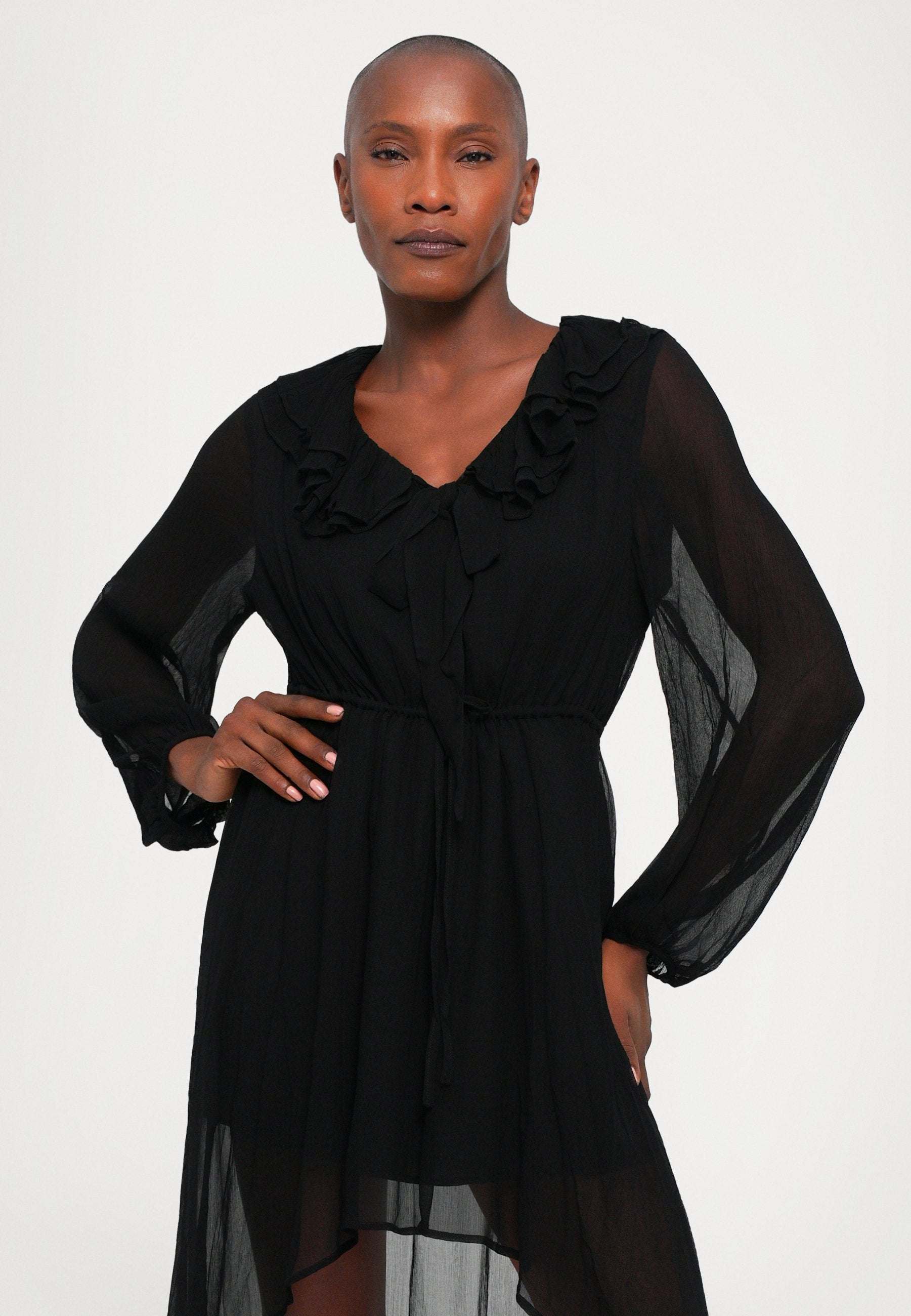 DESIGNERS REMIX IOLA RUFFLE DRESS