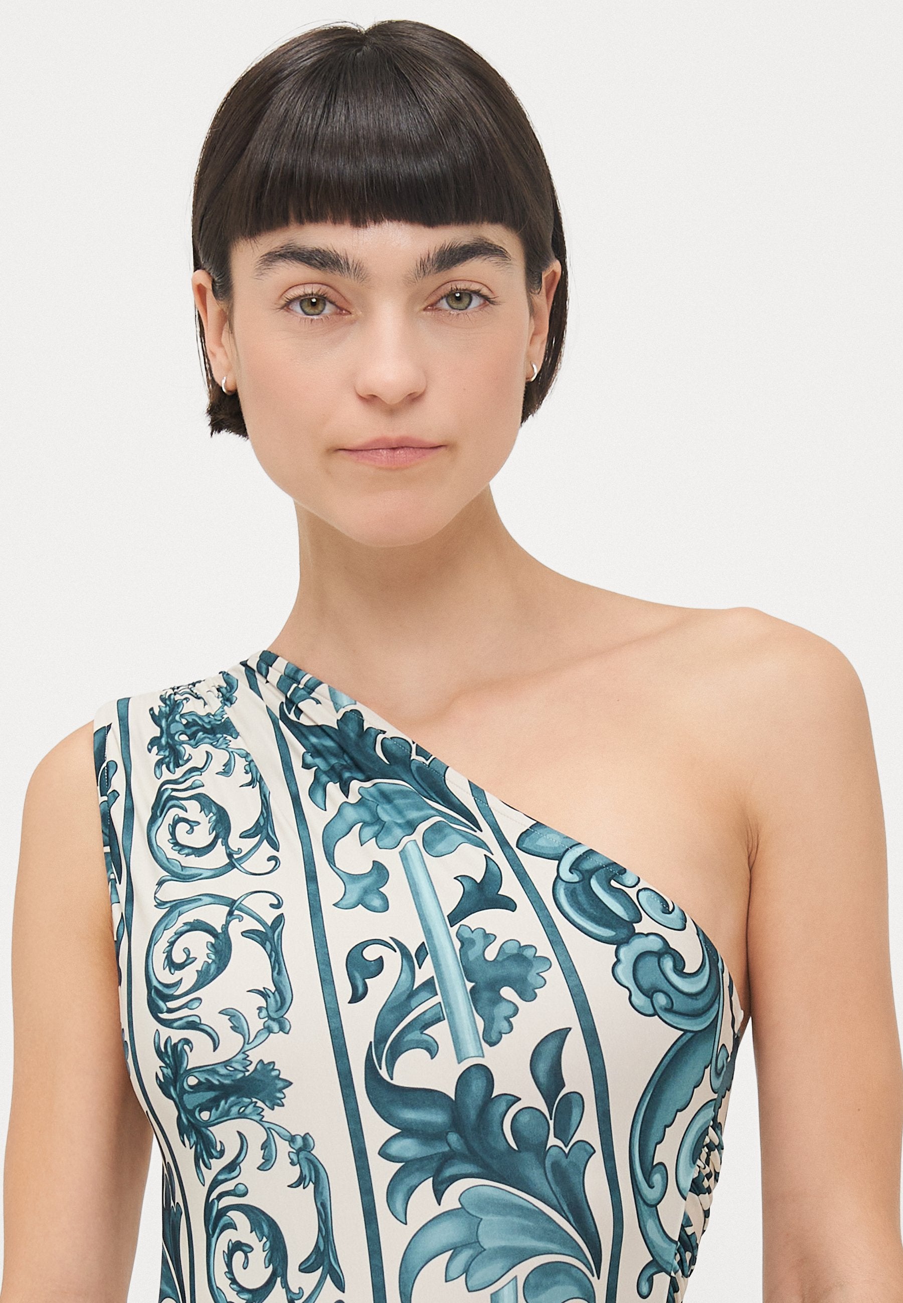 ADRIANA DEGREAS HERA ONE SHOULDER SWIMSUIT