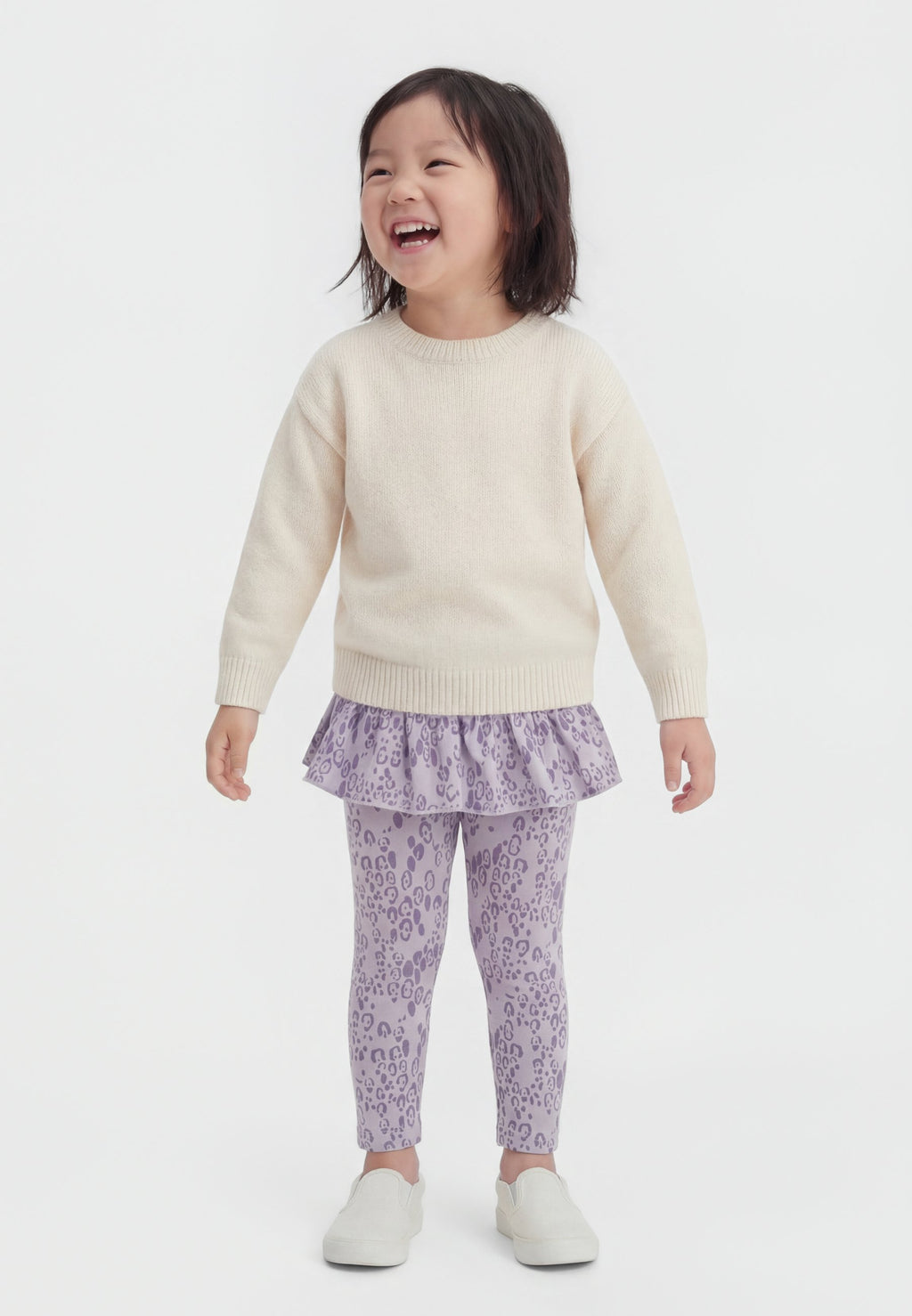 Mini Rodini MINI LEOPARD SKIRT BABY LEGGINGS