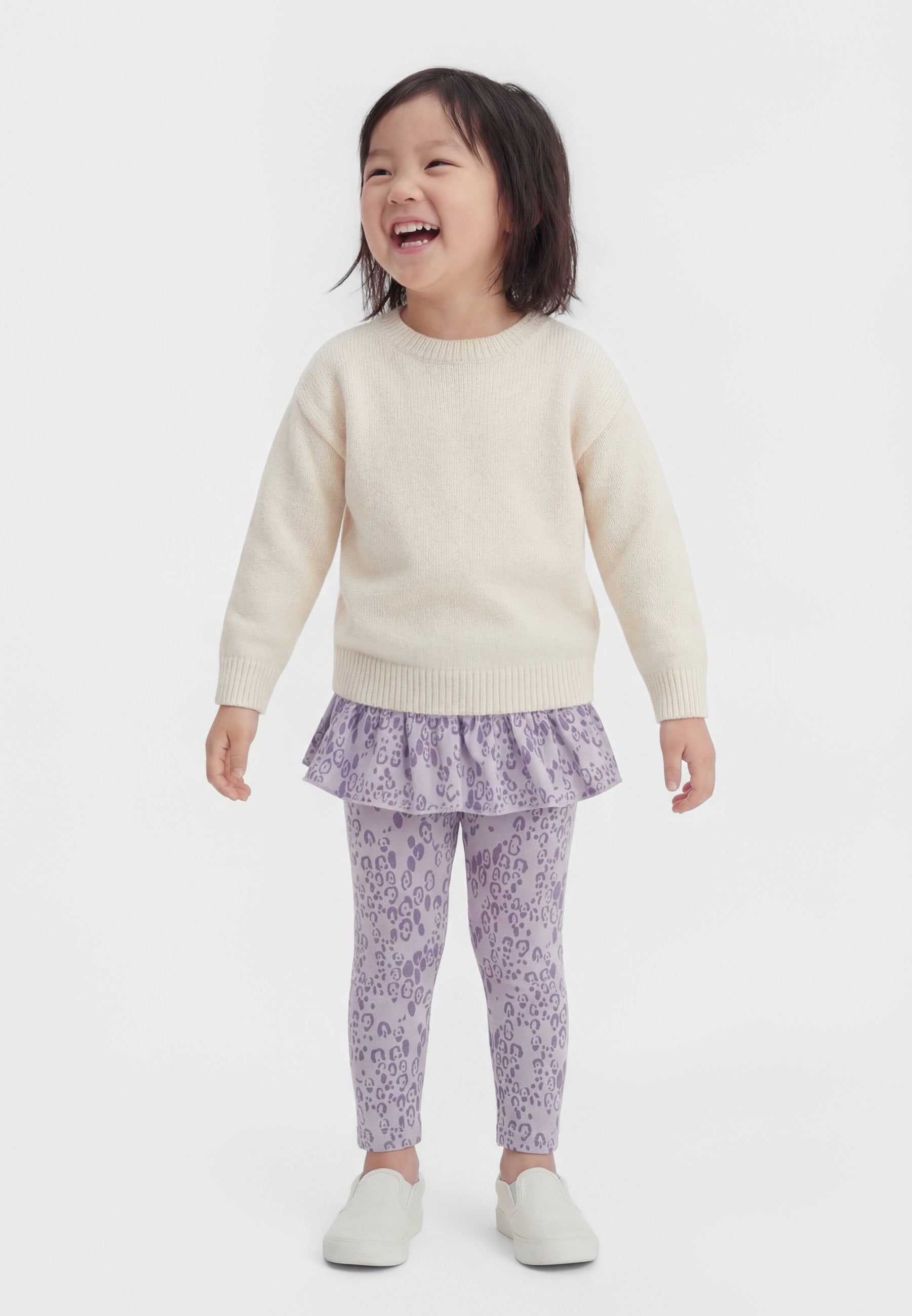 Mini Rodini MINI LEOPARD SKIRT BABY LEGGINGS