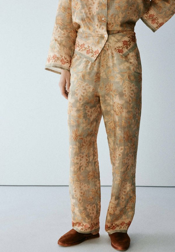 Mango ADULT - Pyjama bottoms - green