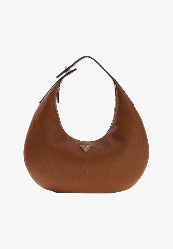 Guess EVIE HOBO - Handbag - cognac