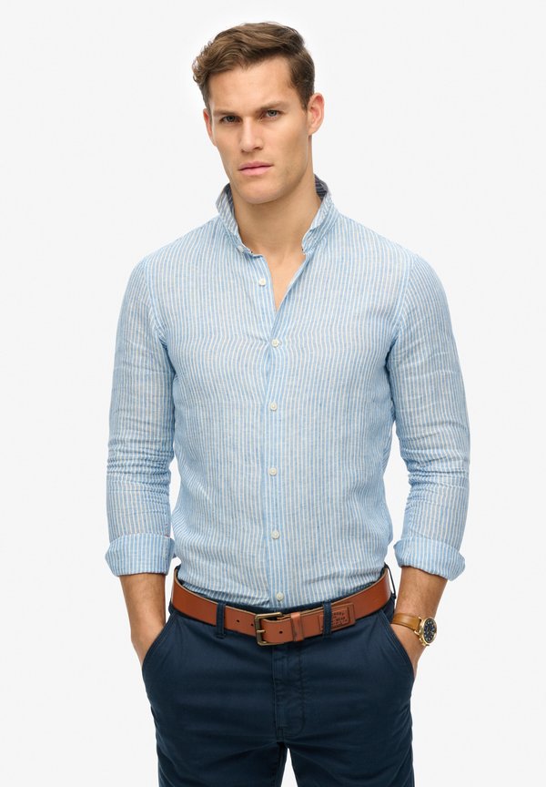 Superdry & Co VACATION LONG SLEEVED - Shirt - azure blue stripe
