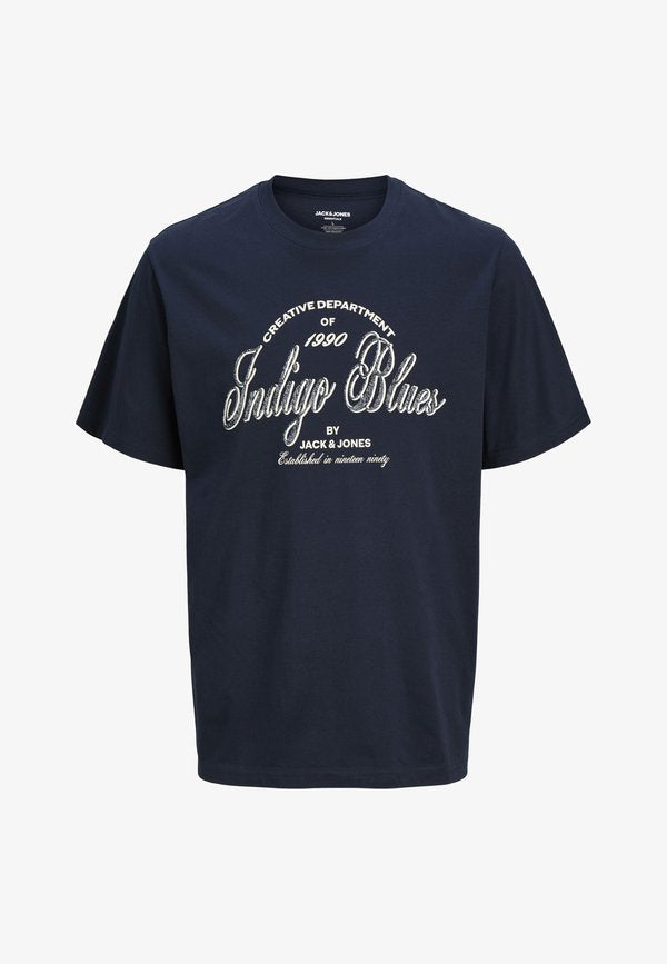 Jack & Jones Plus Size - Print T-shirt - navy