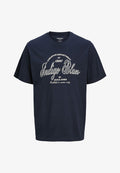 Jack & Jones Plus Size - Print T-shirt - navy