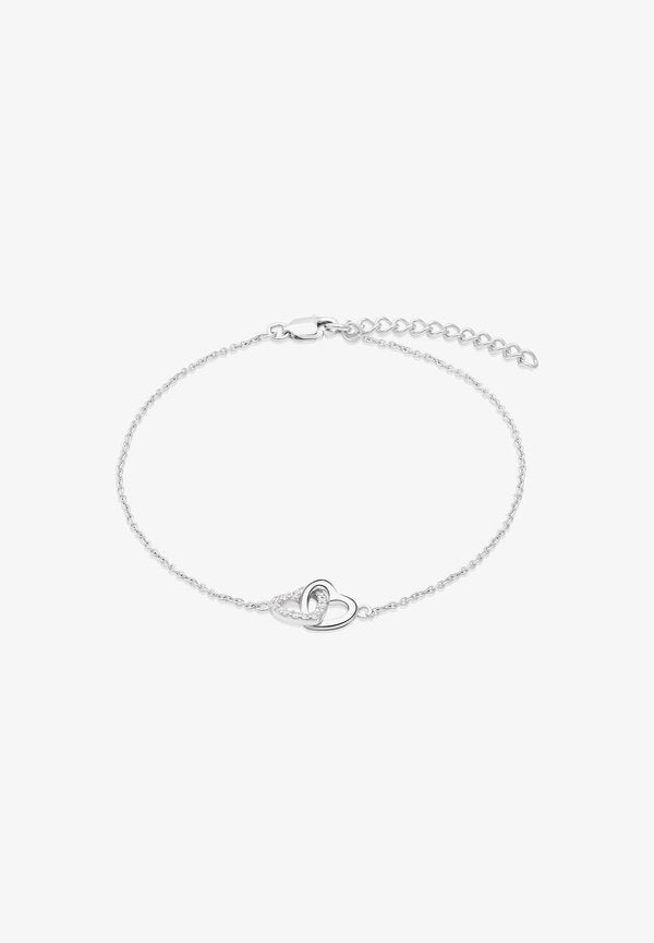 s.Oliver OPEN HEART - Bracelet - silver-coloured