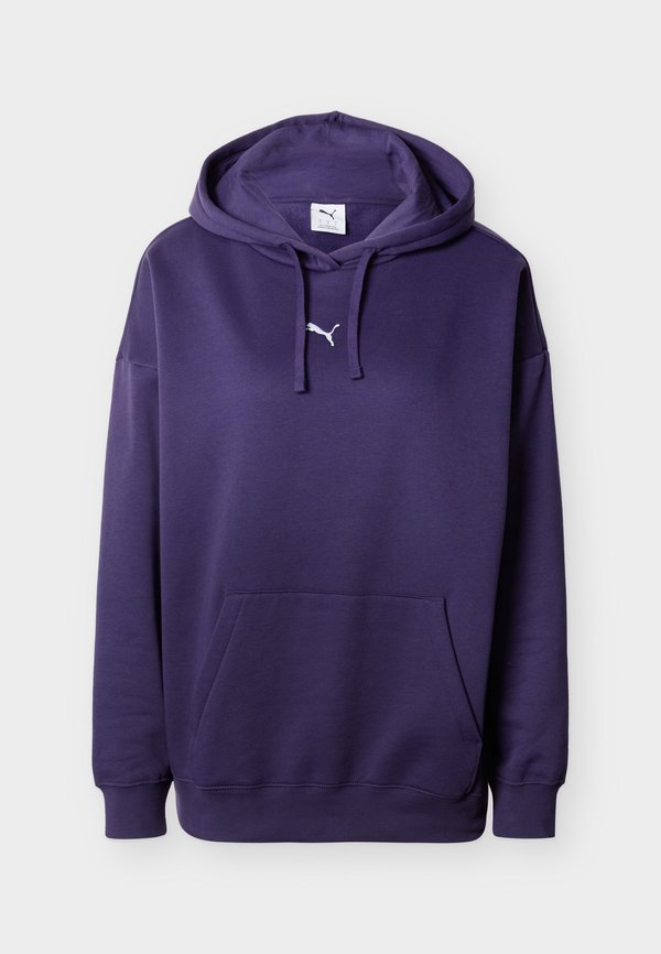 Puma OVERSIZED HOODIE - Fleece jumper - deep plum