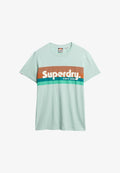 Superdry & Co Print T-shirt - harbour grey slub