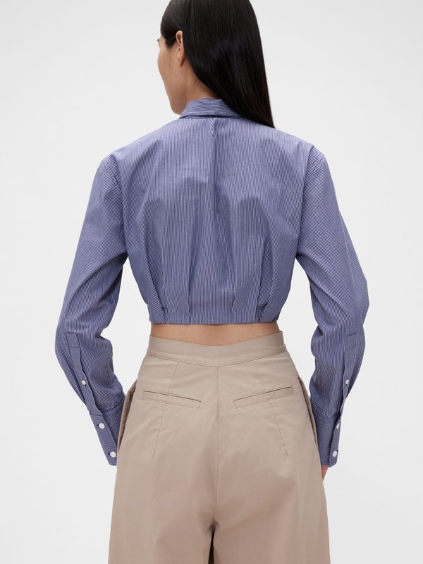 GAP GAP STUDIO CROPPED SHIRT