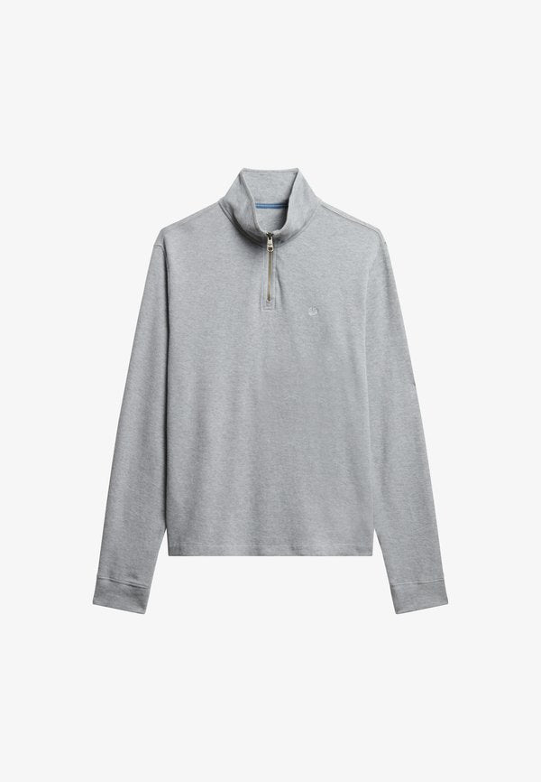 Superdry & Co HALF ZIP - Jumper - light grey marl