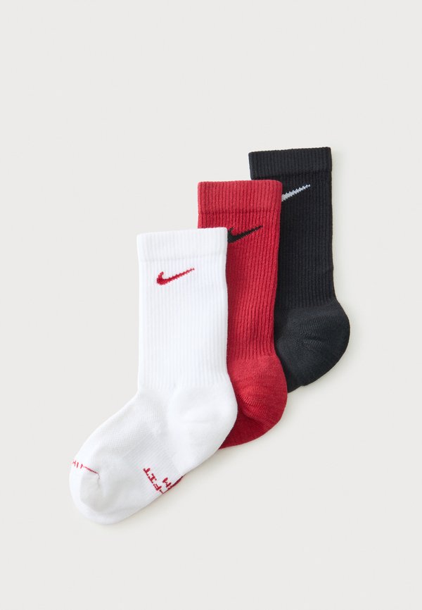Nike Performance UNISEX 3 PACK - Sports socks - black/white/red