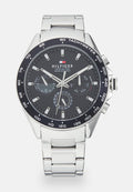 Tommy Hilfiger OWEN - Watch - silver-coloured/black