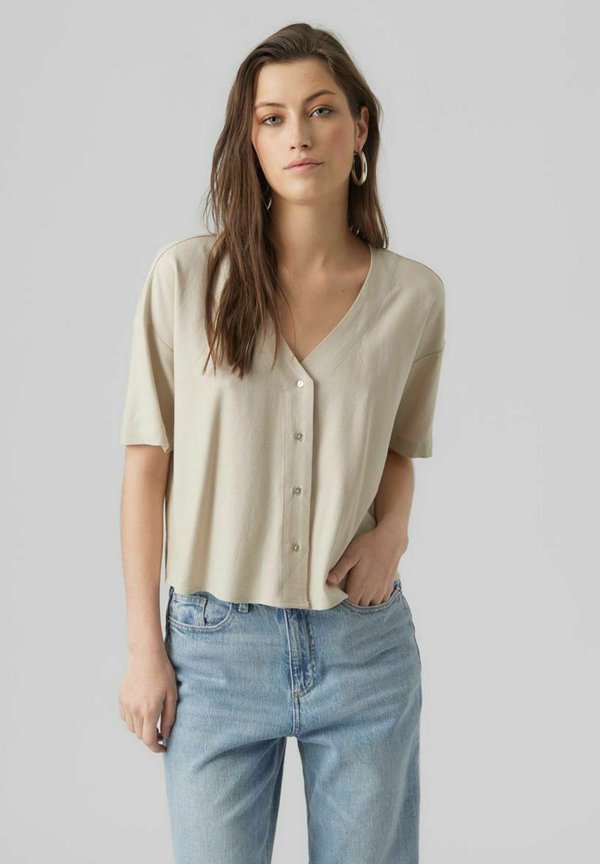 Vero Moda VMMYMILO - Blouse - Beige