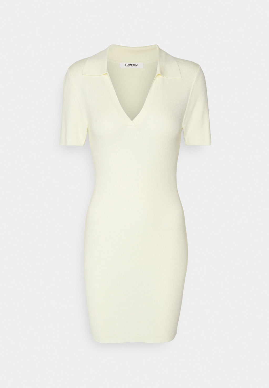Glamorous MARL MINI DRESS WITH V-NECK COLLAR